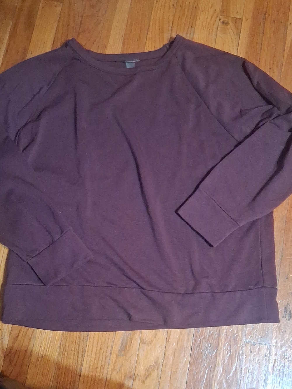 Eddie Bauer Deep Plum Women's Crewneck Sweatshirt